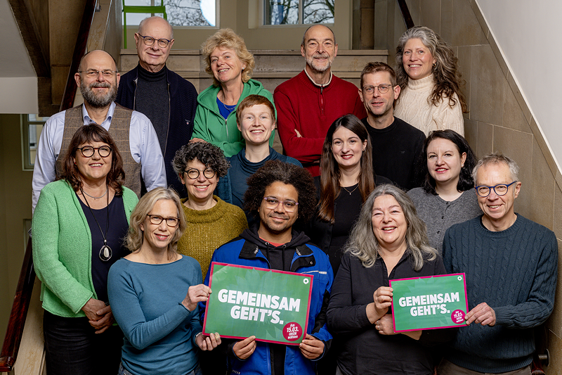 Kandidat*innen von Bündnis 90/Die Grünen Ginsheim-Gustavsburg für die Kommunalwahl 2026