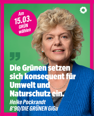 Heike Pockrandt, Listenplatz 5 von Bündnis 90/Die Grünen in Ginsheim-Gustavsburg