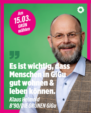 Klaus Helmold, Listenplatz 2 von Bündnis 90/Die Grünen in Ginsheim-Gustavsburg