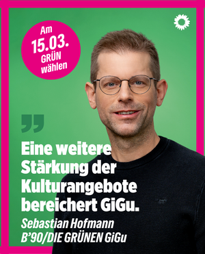 Sebastian Hofmann, Listenplatz 10 von Bündnis 90/Die Grünen in Ginsheim-Gustavsburg